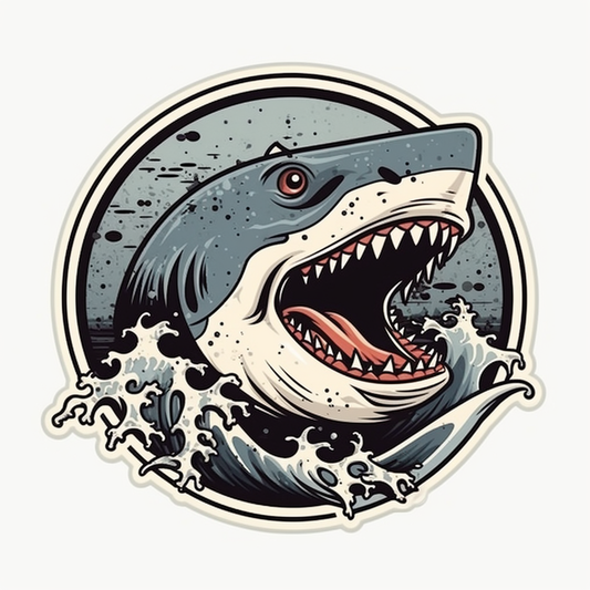 Shark Vinyl Decal Sticker for Car, Laptop, Tumbler and more # 00147