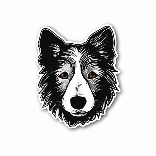 Shetland Sheepdog Dog Vinyl Decal Sticker for Car, Laptop, Tumbler and more # 007273