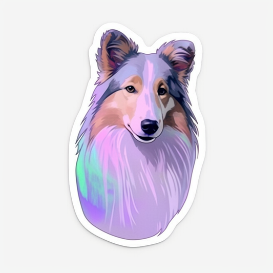 Shetland Sheepdog Dog Vinyl Decal Sticker for Car, Laptop, Tumbler and more # 007337