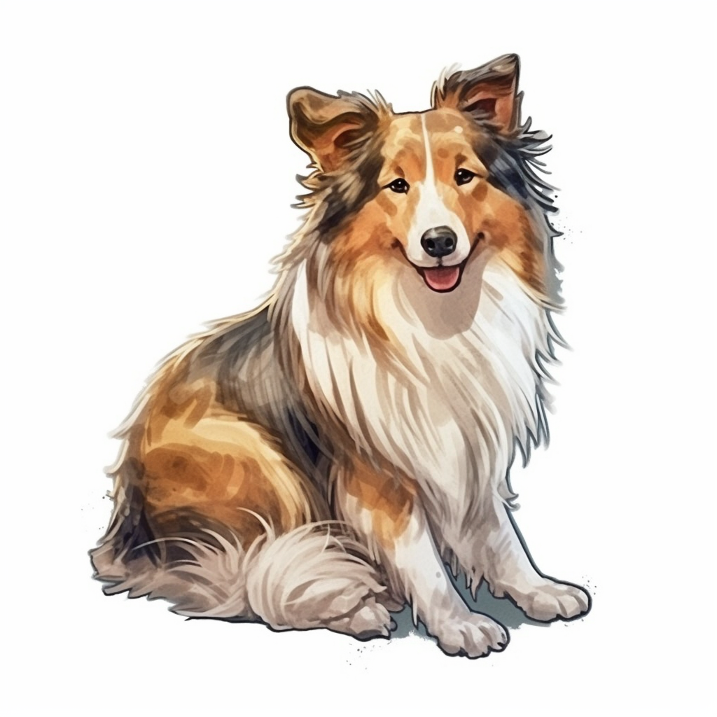 Shetland Sheepdog Dog Vinyl Decal Sticker for Car, Laptop, Tumbler and more # 007346