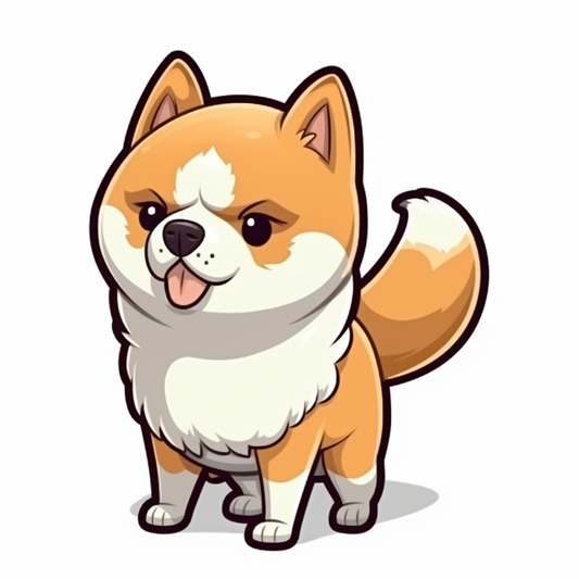 Shiba Inu Dog Vinyl Decal Sticker for Car, Laptop, Tumbler and more # 001612