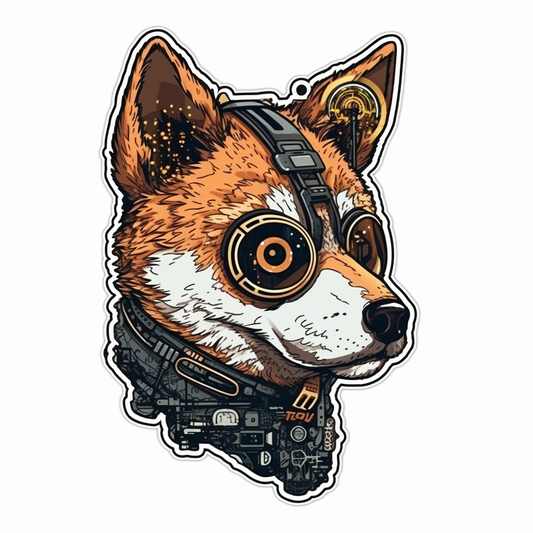 Shiba Inu Dog Vinyl Decal Sticker for Car, Laptop, Tumbler and more # 001621