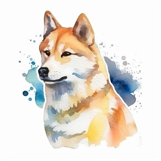 Shiba Inu Dog Vinyl Decal Sticker for Car, Laptop, Tumbler and more # 001669
