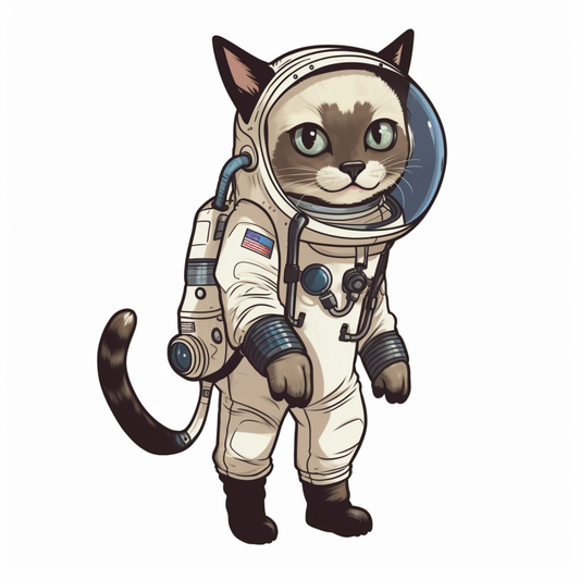 Siamese Cat Vinyl Decal Sticker for Car, Laptop, Tumbler and more # 004145