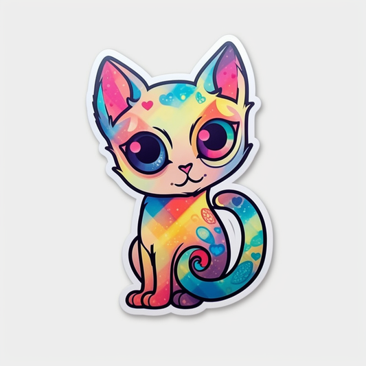 Siamese Cat Vinyl Decal Sticker for Car, Laptop, Tumbler and more # 004167