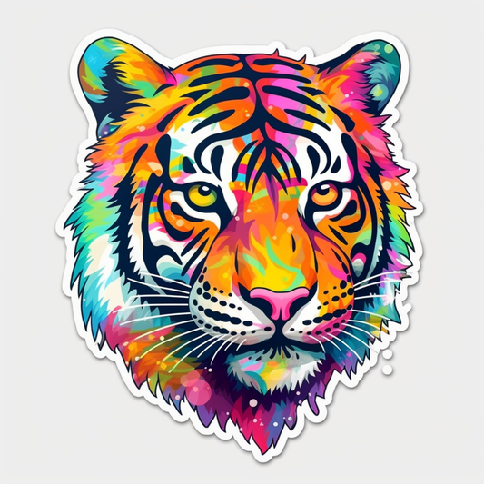 Tiger Vinyl Decal Sticker for Car, Laptop, Tumbler and more # 00550