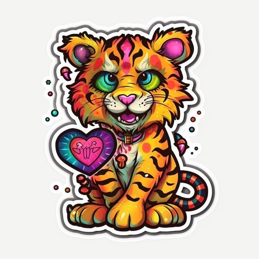 Tiger Vinyl Decal Sticker for Car, Laptop, Tumbler and more # 00557