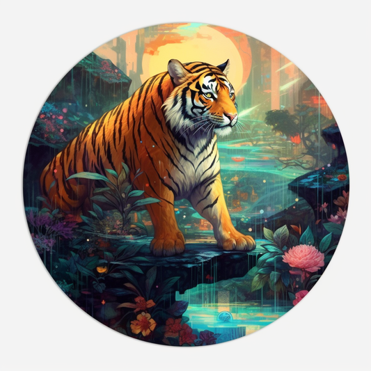 Tiger Vinyl Decal Sticker for Car, Laptop, Tumbler and more # 00569