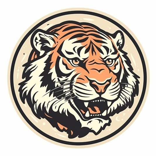 Tiger Vinyl Decal Sticker for Car, Laptop, Tumbler and more # 00571