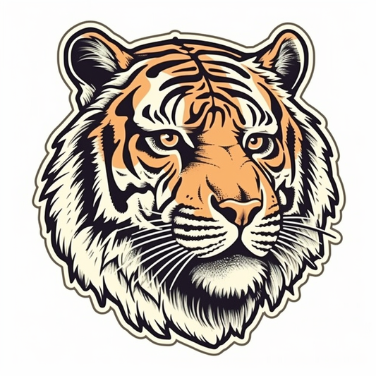 Tiger Vinyl Decal Sticker for Car, Laptop, Tumbler and more # 00576