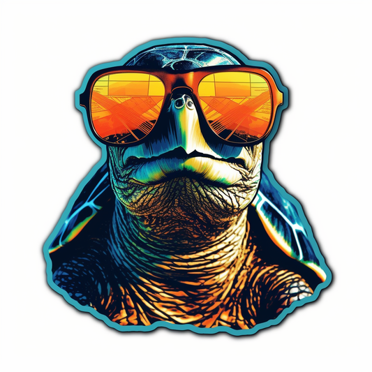 Turtle Vinyl Decal Sticker for Car, Laptop, Tumbler and more # 006011