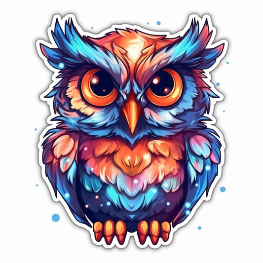 Cute and Adorable Owl Vinyl Decal Sticker for Car, Laptop, Tumbler and more # 0010946