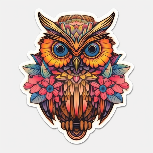 Cute and Adorable Owl Vinyl Decal Sticker for Car, Laptop, Tumbler and more # 0010915