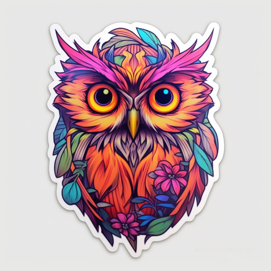 Cute and Adorable Owl Vinyl Decal Sticker for Car, Laptop, Tumbler and more # 0010921