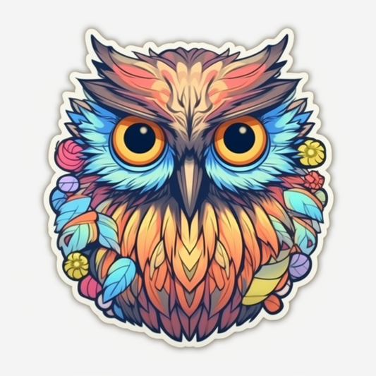 Cute and Adorable Owl Vinyl Decal Sticker for Car, Laptop, Tumbler and more # 0010934