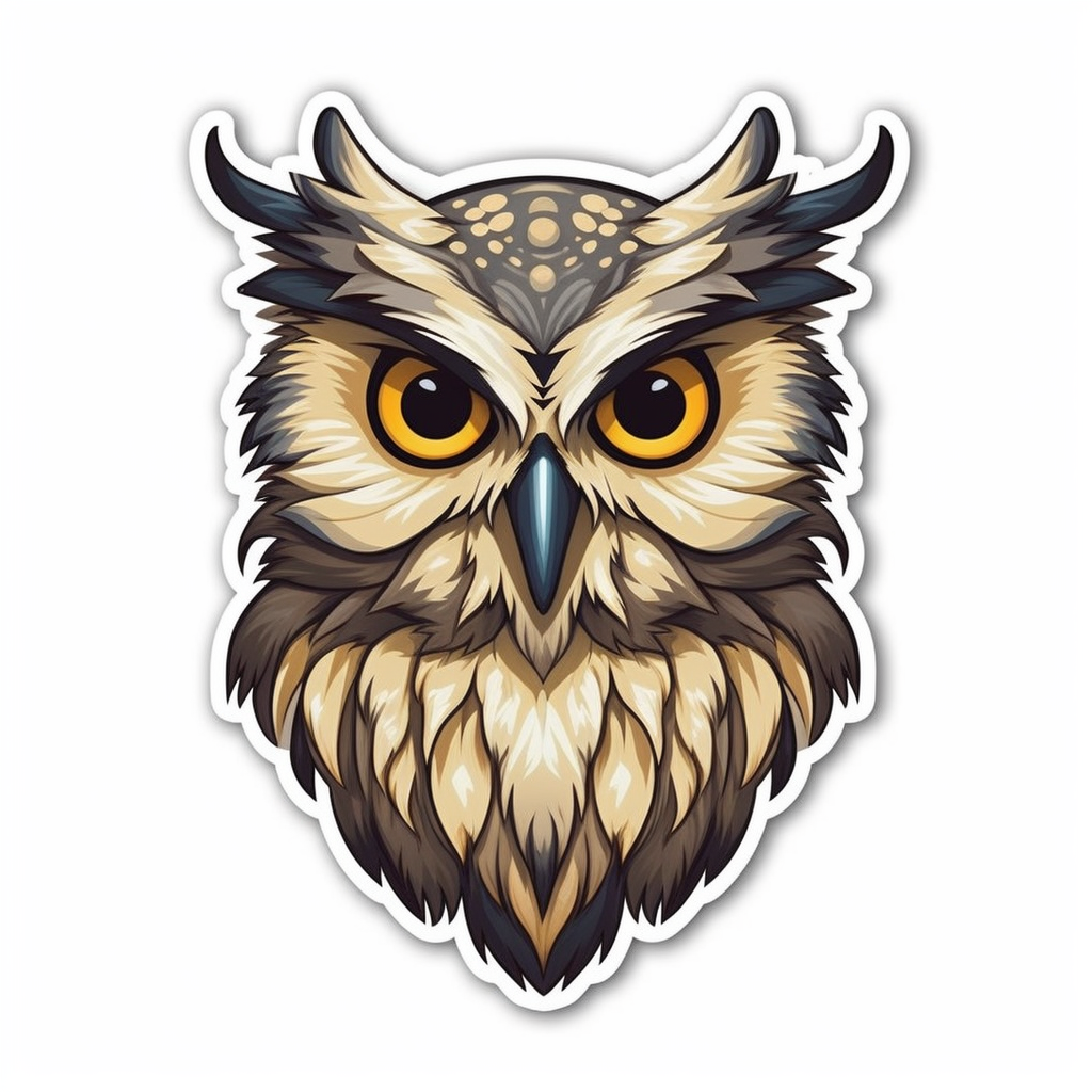 Cute and Adorable Owl Vinyl Decal Sticker for Car, Laptop, Tumbler and more # 0010907