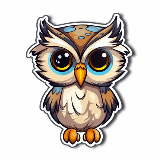 Cute and Adorable Owl Vinyl Decal Sticker for Car, Laptop, Tumbler and more # 0010917