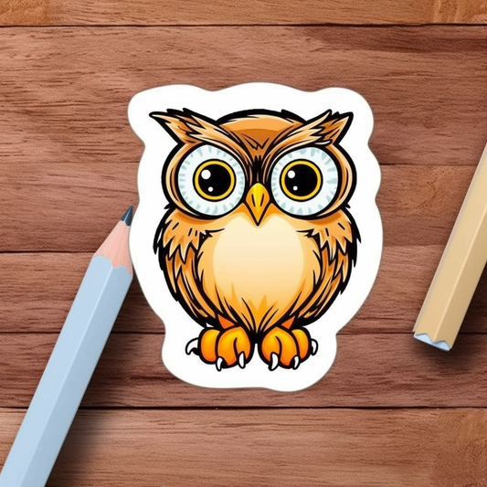 Cute and Adorable Owl Vinyl Decal Sticker for Car, Laptop, Tumbler and more # 0010922