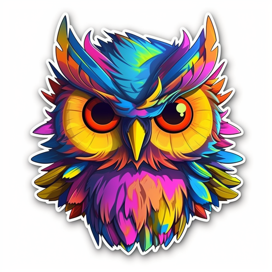 Cute and Adorable Owl Vinyl Decal Sticker for Car, Laptop, Tumbler and more # 0010952