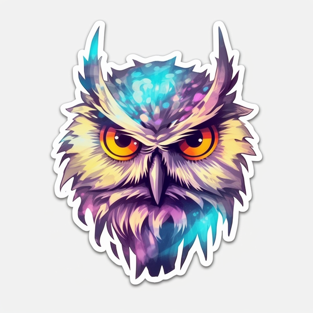 Cute and Adorable Owl Vinyl Decal Sticker for Car, Laptop, Tumbler and more # 0010937