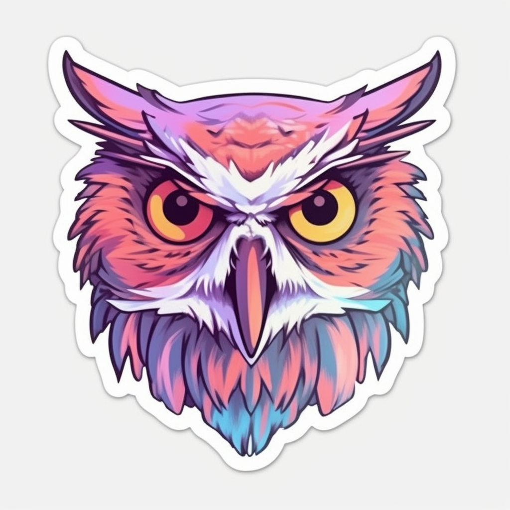 Cute and Adorable Owl Vinyl Decal Sticker for Car, Laptop, Tumbler and more # 0010947