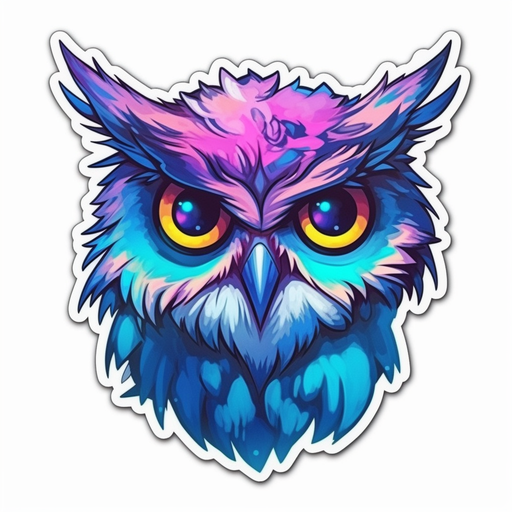 Cute and Adorable Owl Vinyl Decal Sticker for Car, Laptop, Tumbler and more # 0010955