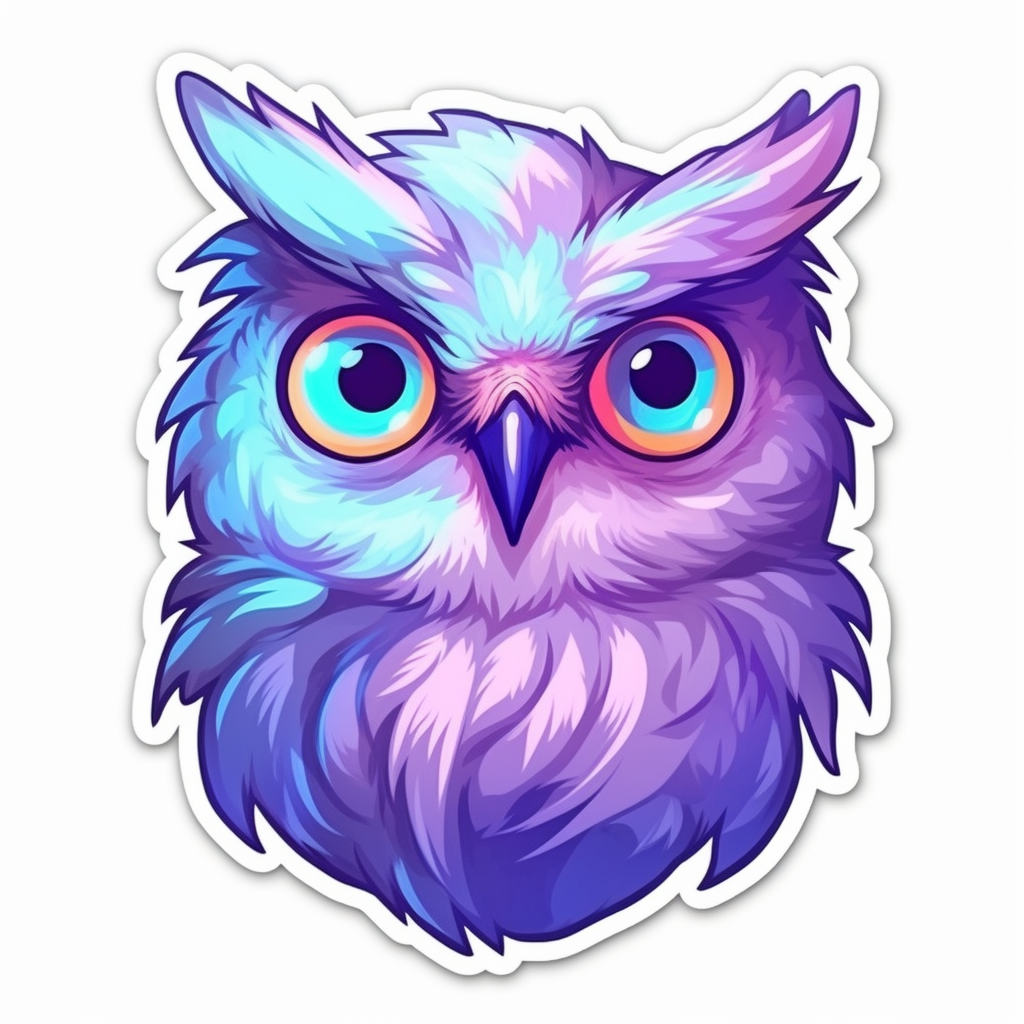 Cute and Adorable Owl Vinyl Decal Sticker for Car, Laptop, Tumbler and more # 0010964