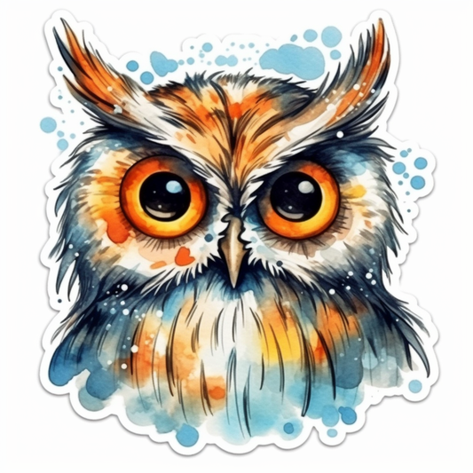 Cute and Adorable Owl Vinyl Decal Sticker for Car, Laptop, Tumbler and more # 0010984