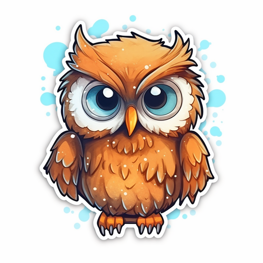 Cute and Adorable Owl Vinyl Decal Sticker for Car, Laptop, Tumbler and more # 0010957