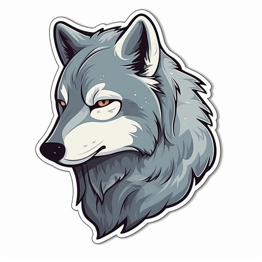 Wolf Vinyl Decal Sticker for Car, Laptop, Tumbler and more # 001806