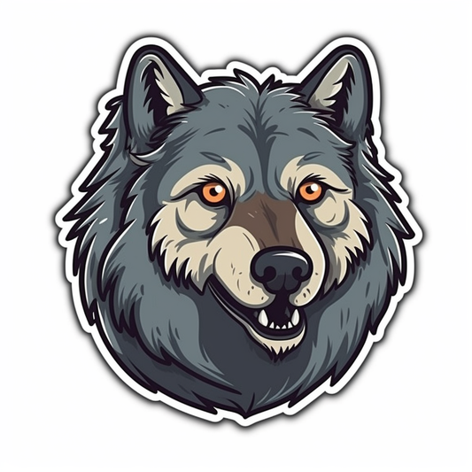 Wolf Vinyl Decal Sticker for Car, Laptop, Tumbler and more # 001813