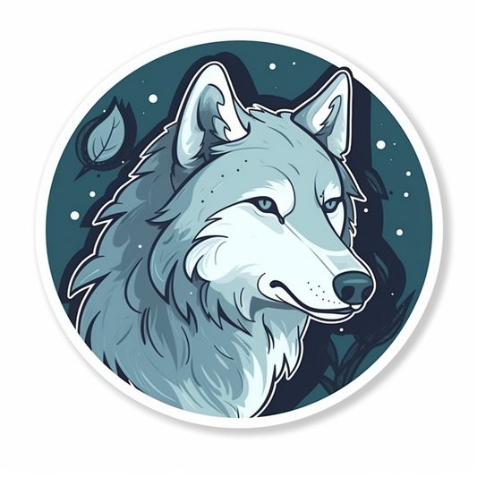 Wolf Vinyl Decal Sticker for Car, Laptop, Tumbler and more # 001814