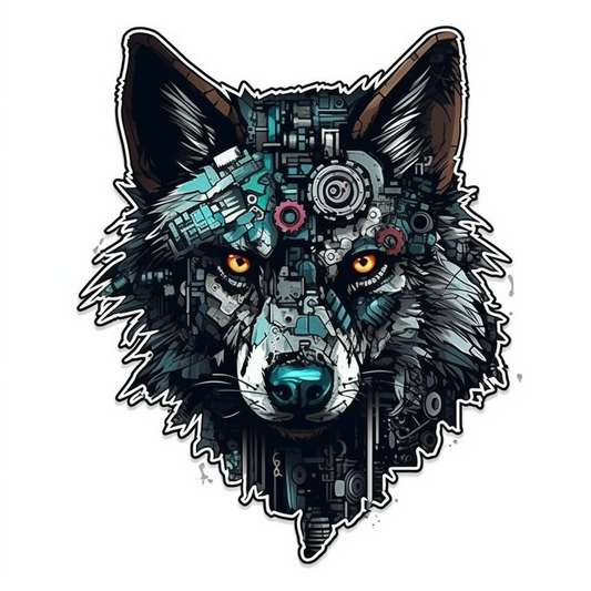 Wolf Vinyl Decal Sticker for Car, Laptop, Tumbler and more # 001826