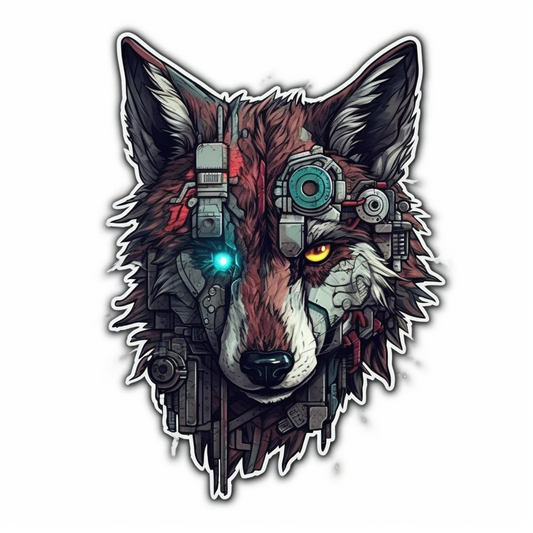 Wolf Vinyl Decal Sticker for Car, Laptop, Tumbler and more # 001827