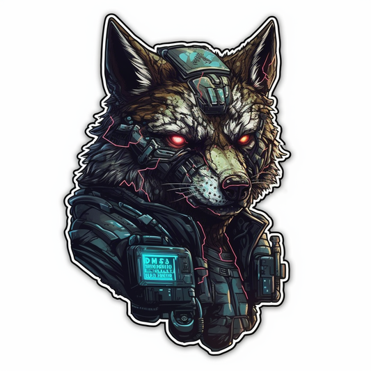 Wolf Vinyl Decal Sticker for Car, Laptop, Tumbler and more # 001842