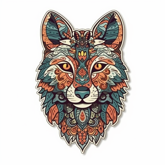 Wolf Vinyl Decal Sticker for Car, Laptop, Tumbler and more # 001843