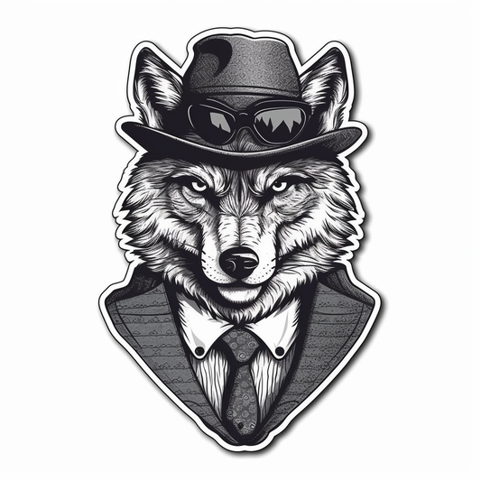Wolf Vinyl Decal Sticker for Car, Laptop, Tumbler and more # 001841
