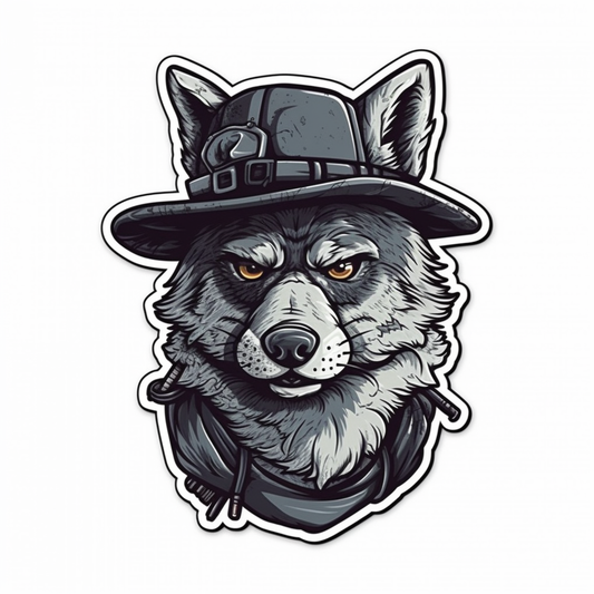 Wolf Vinyl Decal Sticker for Car, Laptop, Tumbler and more # 001837