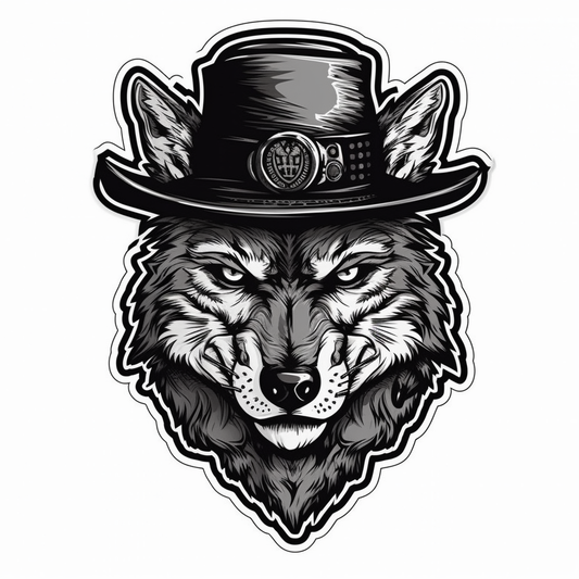 Wolf Vinyl Decal Sticker for Car, Laptop, Tumbler and more # 001849