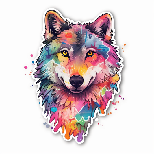 Wolf Vinyl Decal Sticker for Car, Laptop, Tumbler and more # 001846