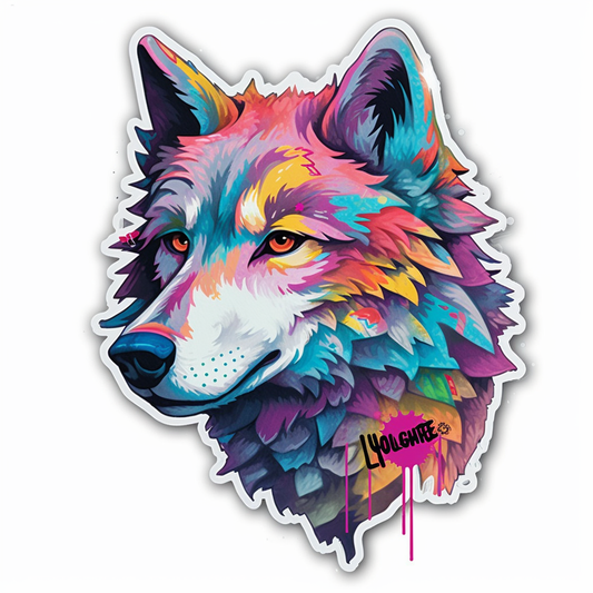 Wolf Vinyl Decal Sticker for Car, Laptop, Tumbler and more # 001851