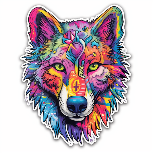 Wolf Vinyl Decal Sticker for Car, Laptop, Tumbler and more # 001847