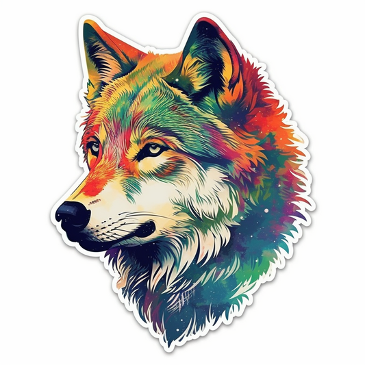 Wolf Vinyl Decal Sticker for Car, Laptop, Tumbler and more # 001864