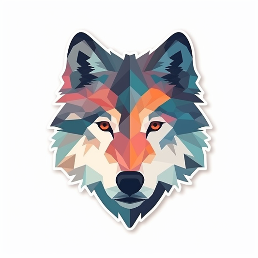 Wolf Vinyl Decal Sticker for Car, Laptop, Tumbler and more # 001870