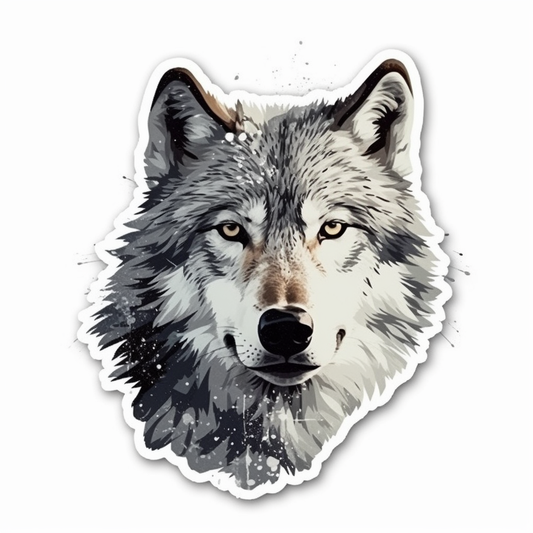 Wolf Vinyl Decal Sticker for Car, Laptop, Tumbler and more # 001863