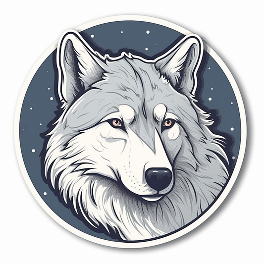 Wolf Vinyl Decal Sticker for Car, Laptop, Tumbler and more # 001859