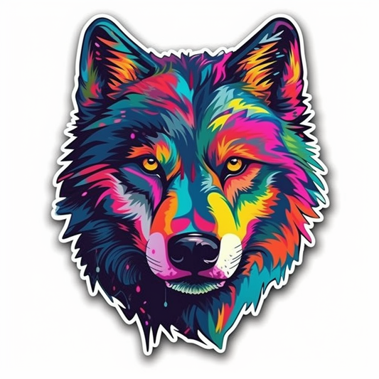 Wolf Vinyl Decal Sticker for Car, Laptop, Tumbler and more # 001867