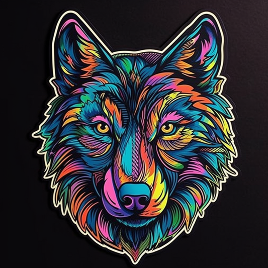 Wolf Vinyl Decal Sticker for Car, Laptop, Tumbler and more # 001862