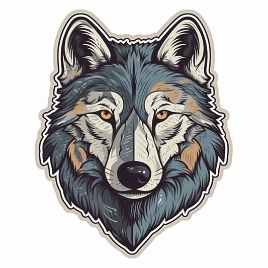 Wolf Vinyl Decal Sticker for Car, Laptop, Tumbler and more # 001866