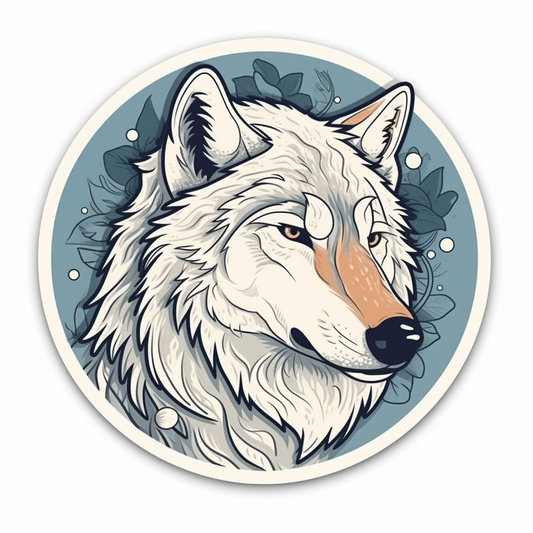 Wolf Vinyl Decal Sticker for Car, Laptop, Tumbler and more # 001874